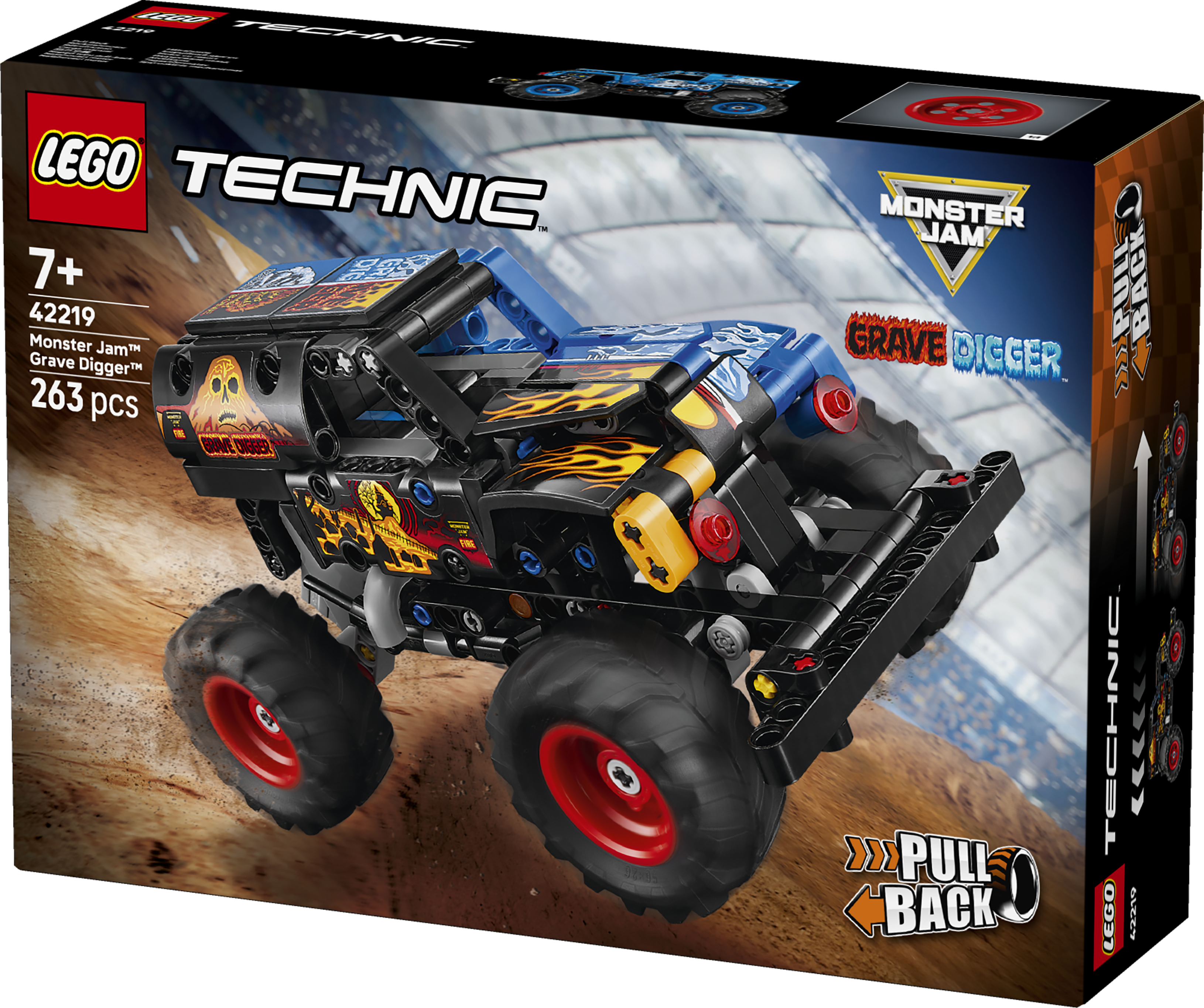 LEGO® Technic Monster Jam™ Grave Digger™ «Ild og is» 42219