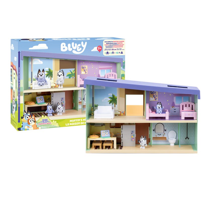 Bluey Muffins House Playset fra 3 år