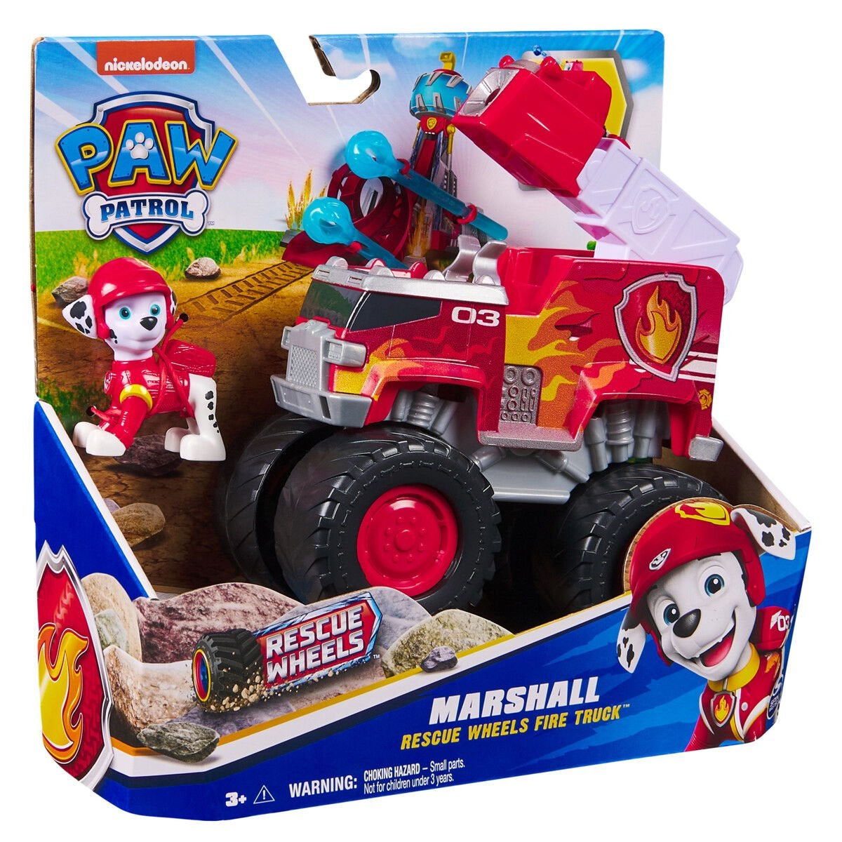 Paw Patrol, Rescue Wheels-tema Kjøretøy - Marshall