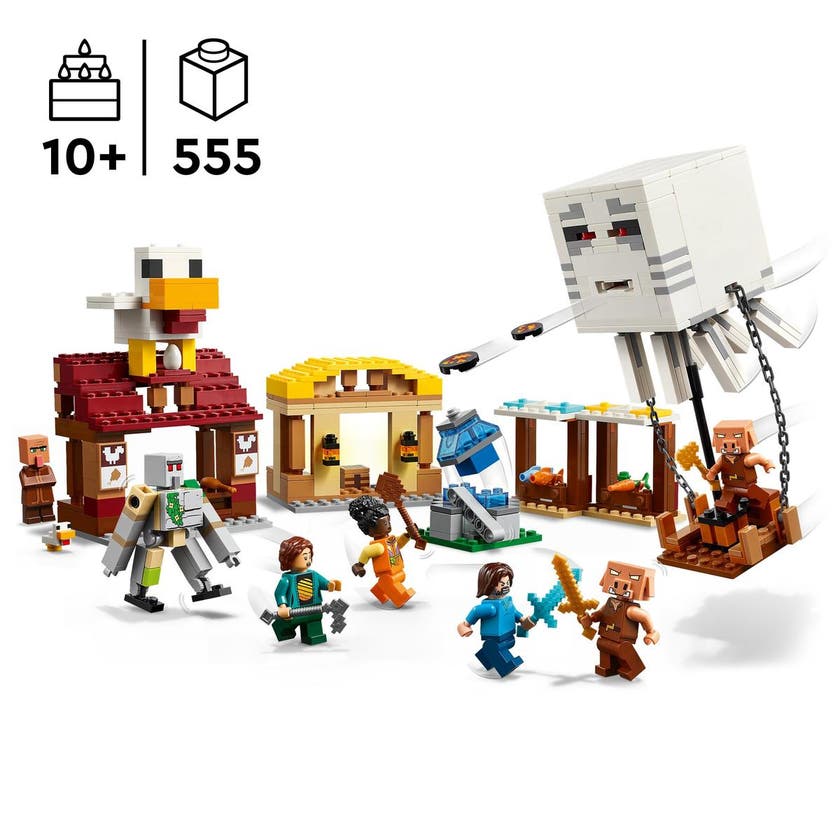 LEGO Minecraft 21273, The Ghast Balloon Village Attack