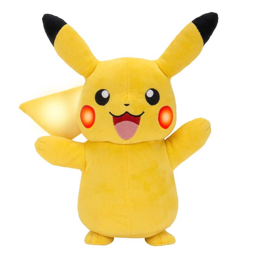 Pokémon, elektrisk ladet Pikachu funksjonsbamse