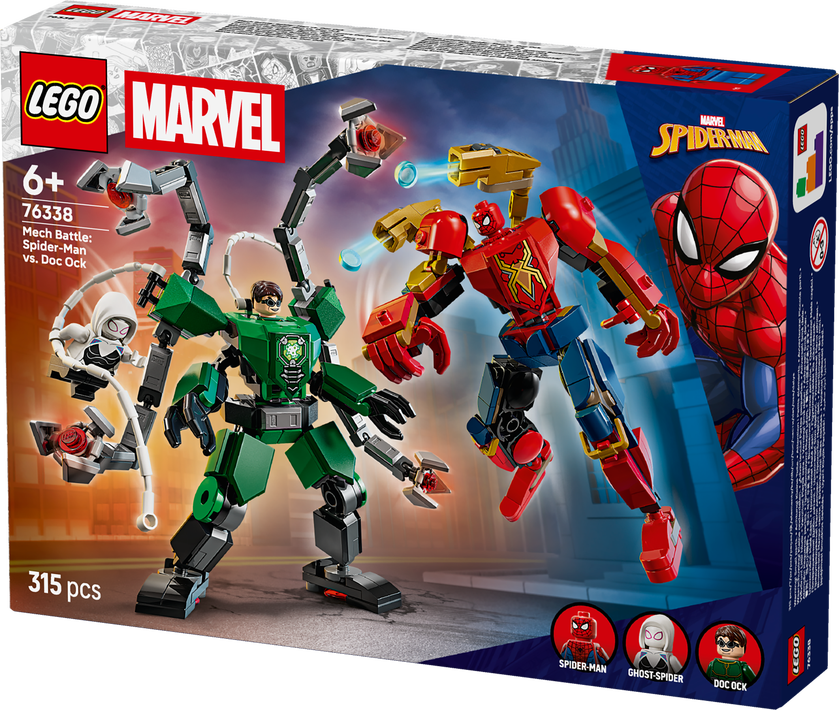 LEGO® Marvel Mech Battle: Spider-Man vs. Doc Ock 76338