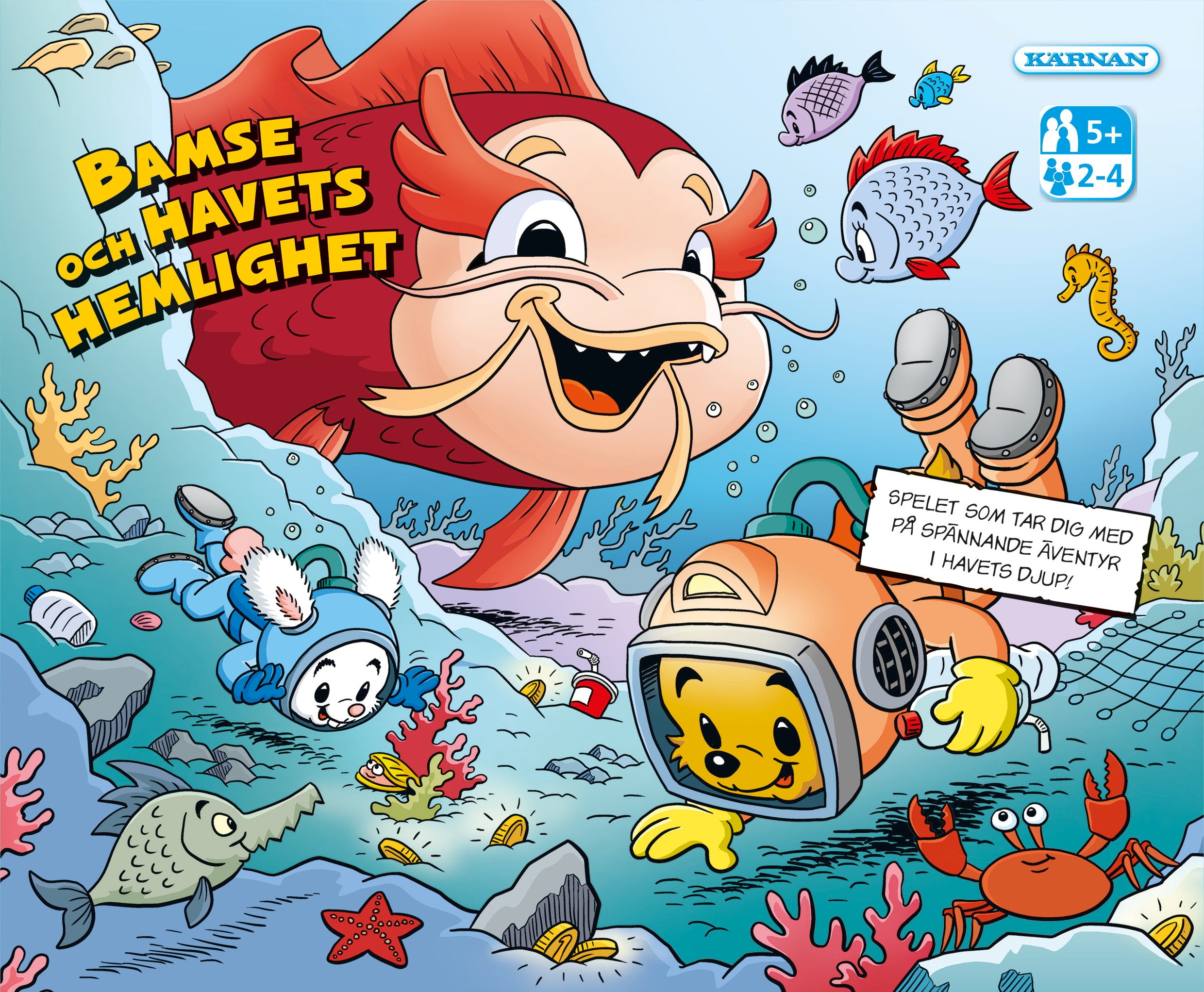 Bamse Havets Hemmelighet Brettspill