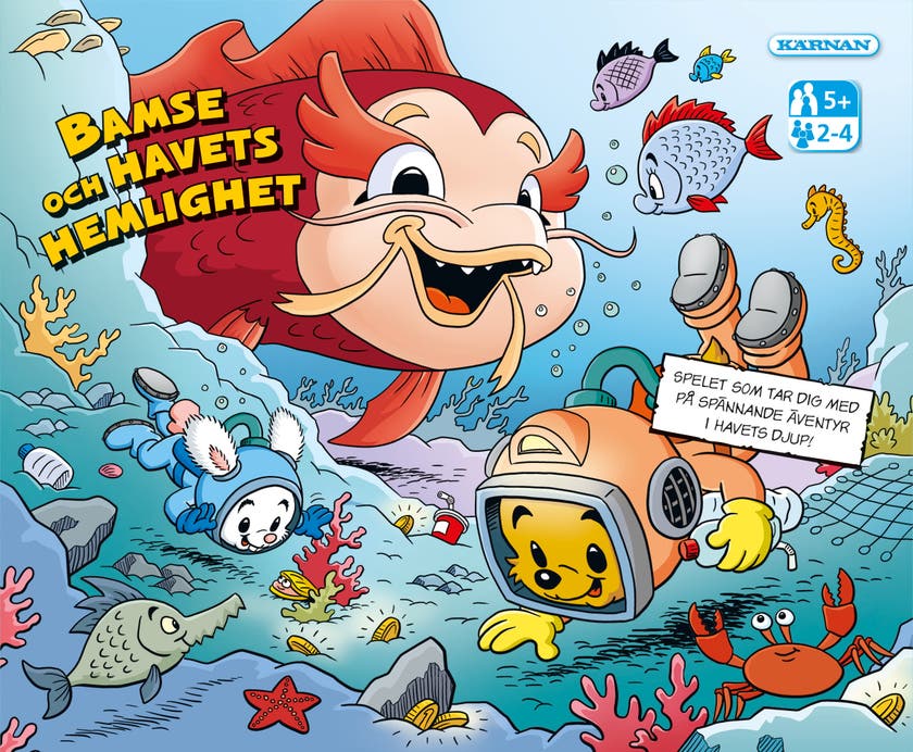 Bamse Havets Hemmelighet Brettspill