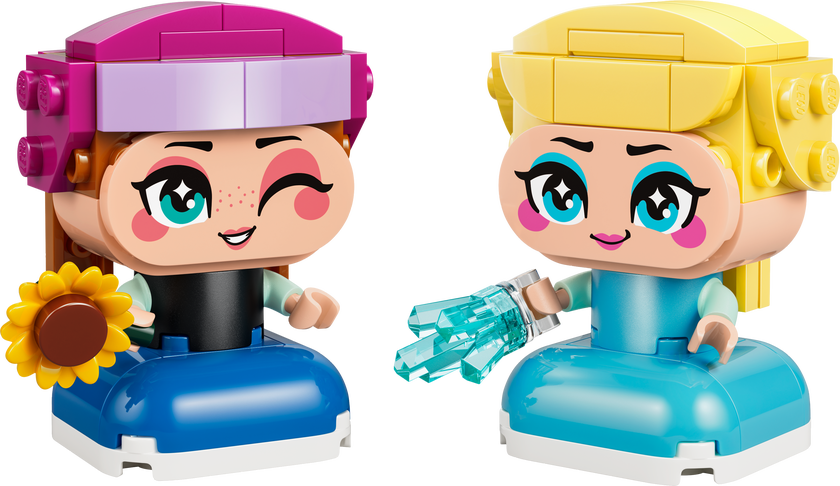 Miniatyrer av Anna og Elsa