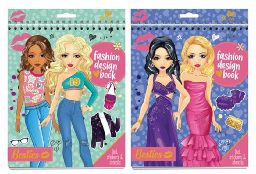 Stickers Motebok 20*24Cm 2 asst