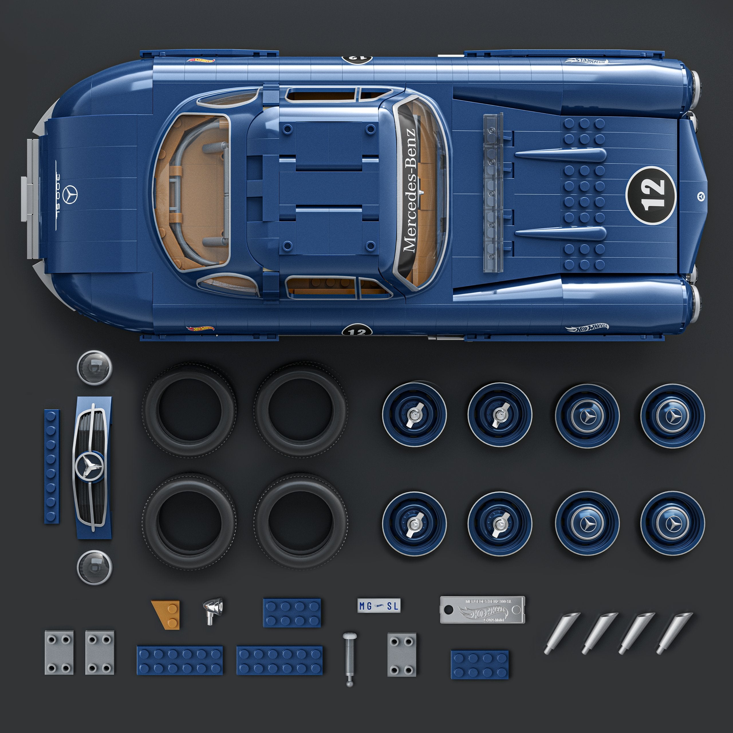 Mattel Brick Shop Premium Series Mercedes-Benz