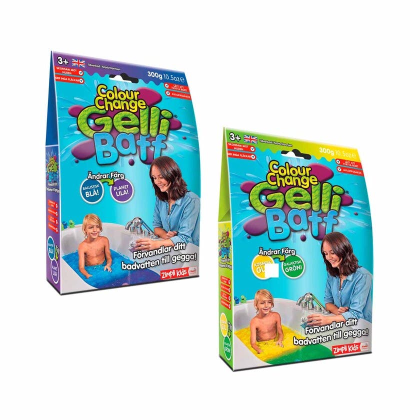 Zimpli Kids Gelli Baff Fargesett med fargeendring
