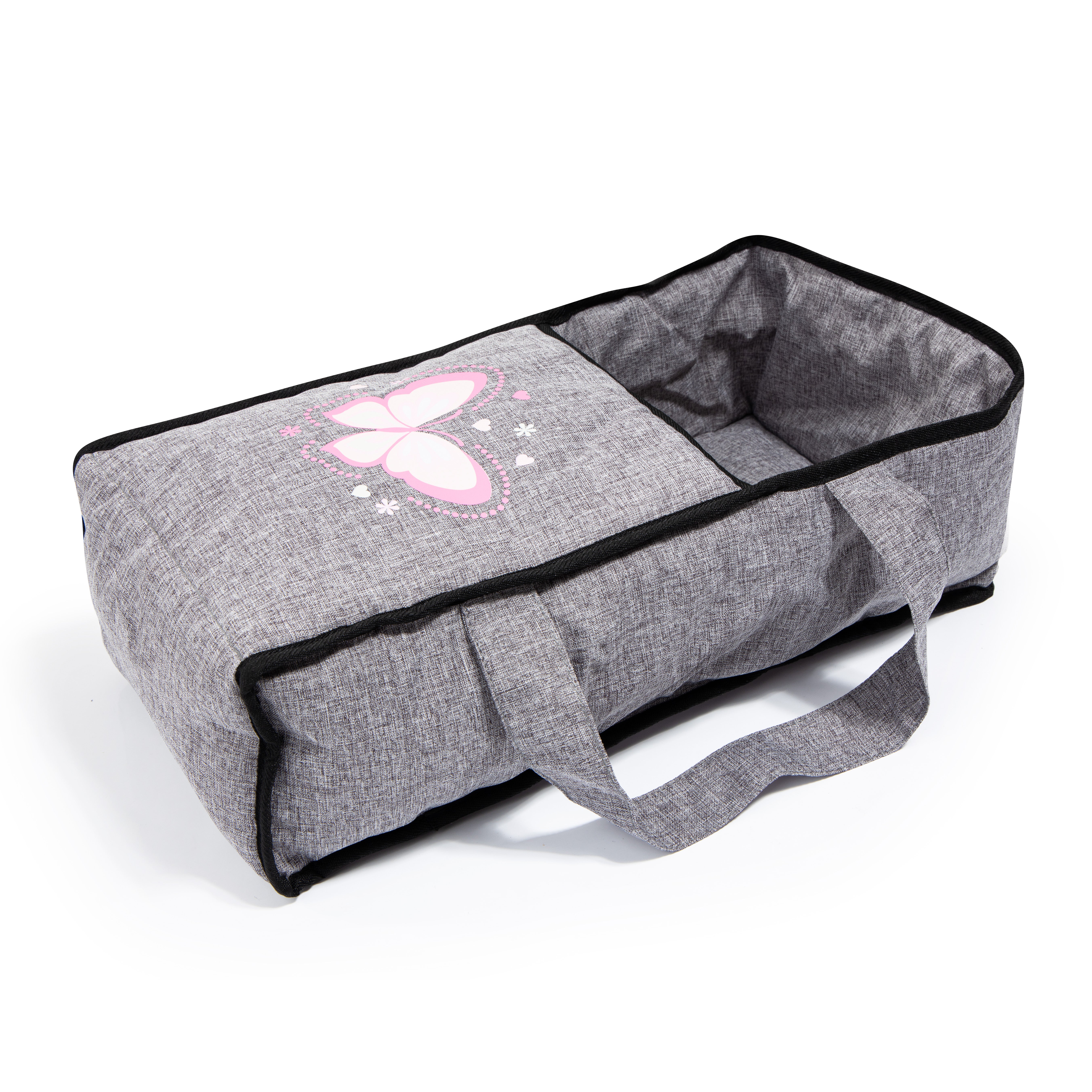 Humble&Heart, Dukkevogn Deluxe 55 cm Grå