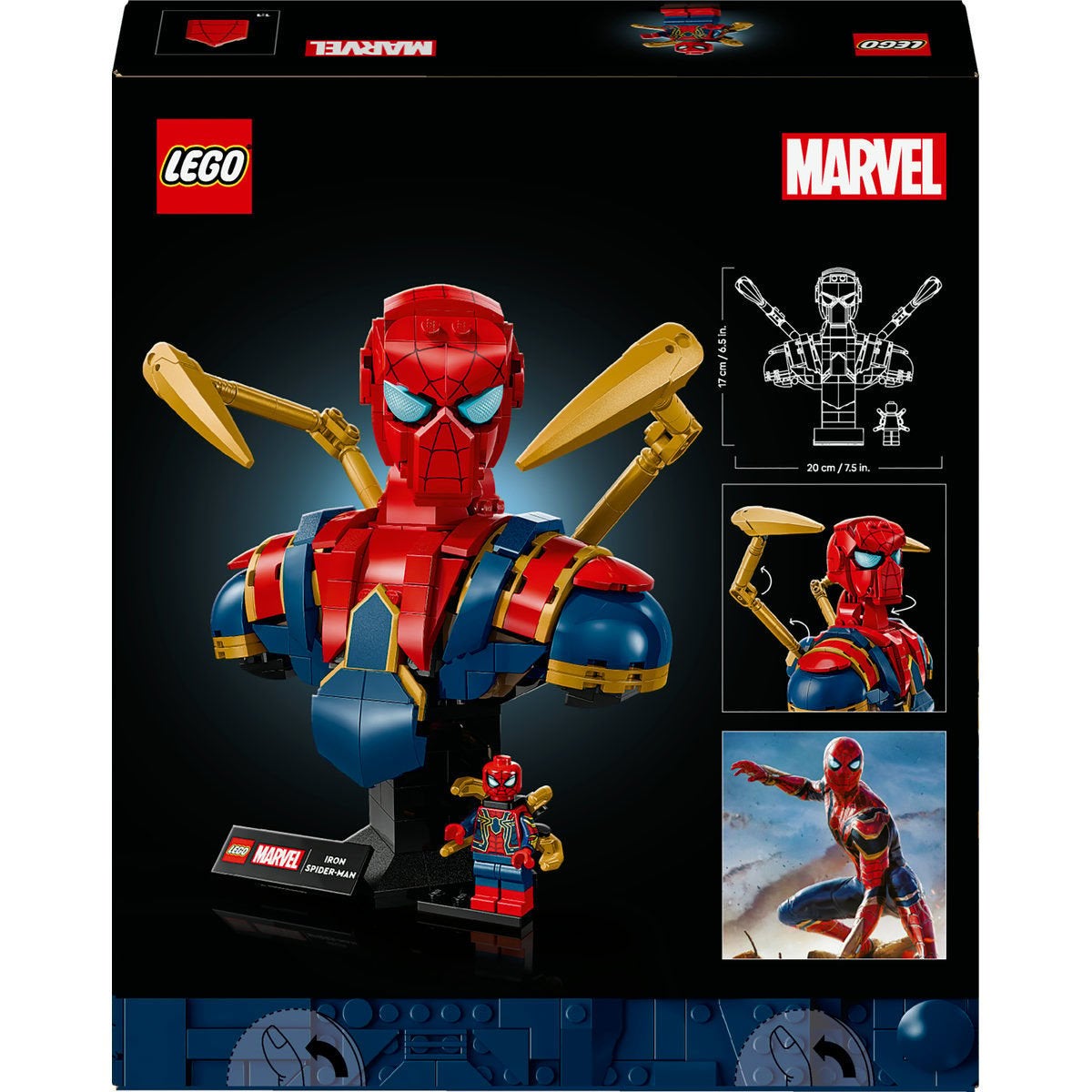 LEGO Super Heroes 76326, Iron Spider-Man – minifigur