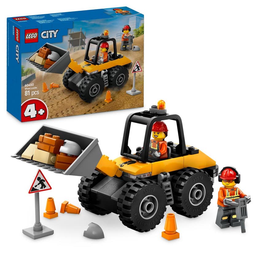 LEGO City Great Vehicles 60450, Gul hjullaster