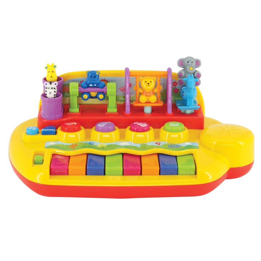 KID, piano med dansende figurer
