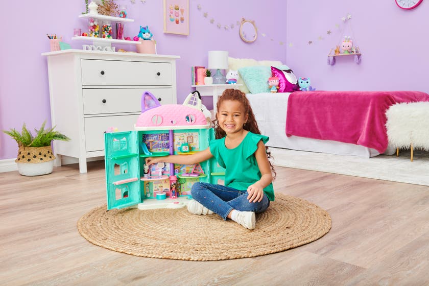 Gabby's Dollhouse Purrfect Dukkehus med 2 dukker og møbler