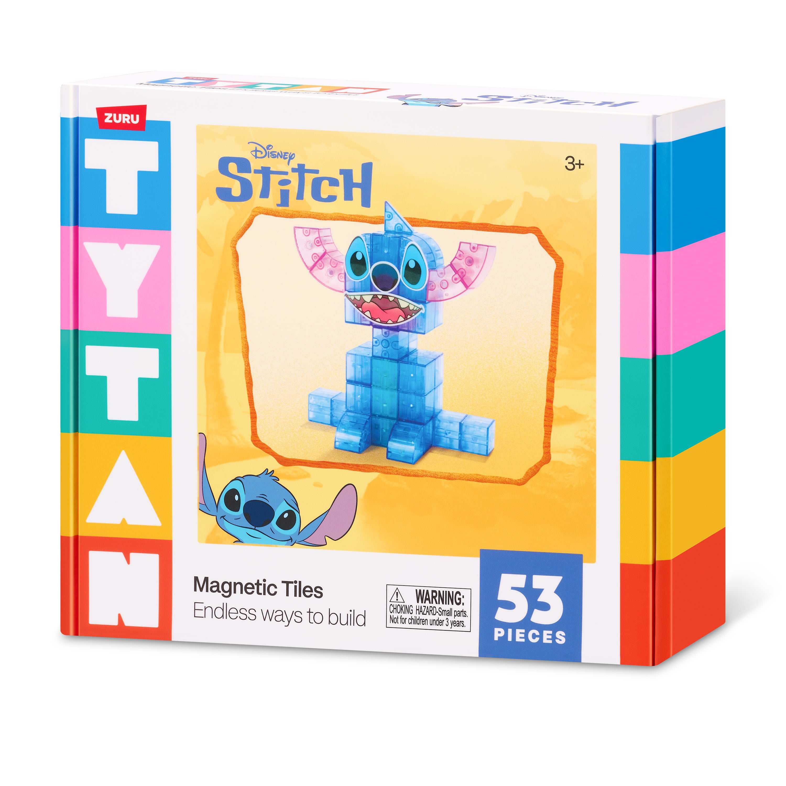 ZURU Disney Stitch magnetisk kubbyggesett