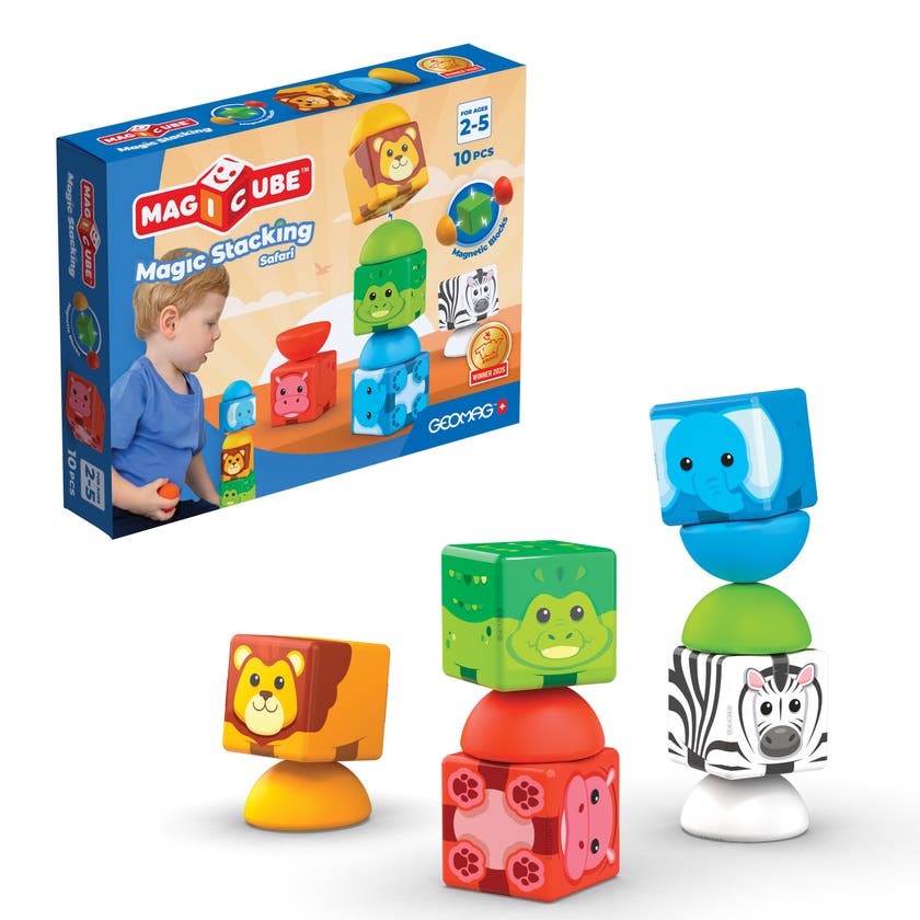 Geomag Magicube Blocks Stacking Safari 10 stk