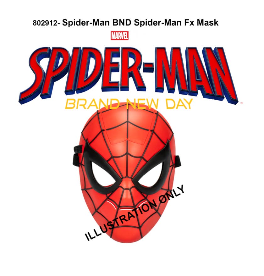 Spider-Man-maske med lyd og lys