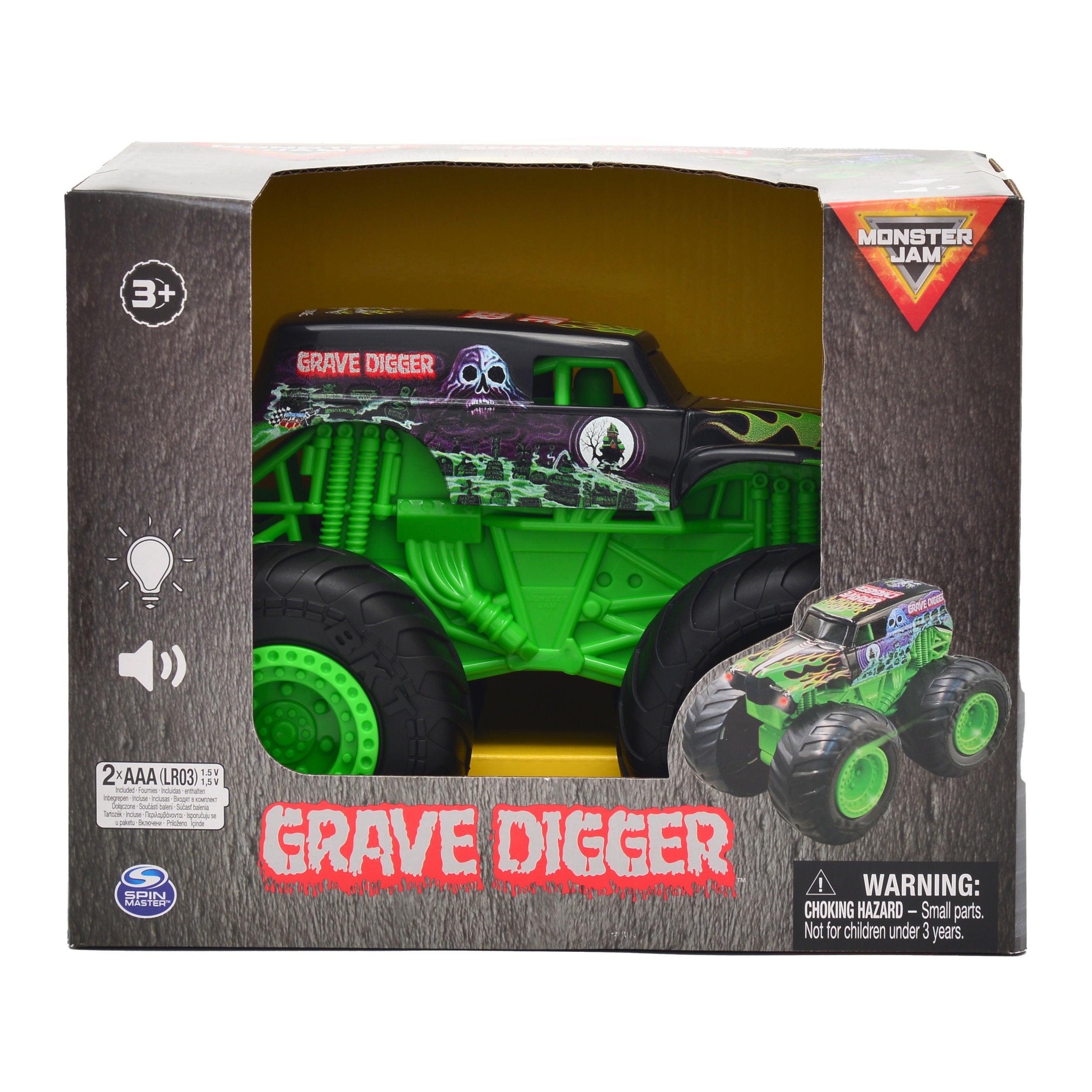 Monster Jam 1:24 Lights & Sounds Truck Asst.