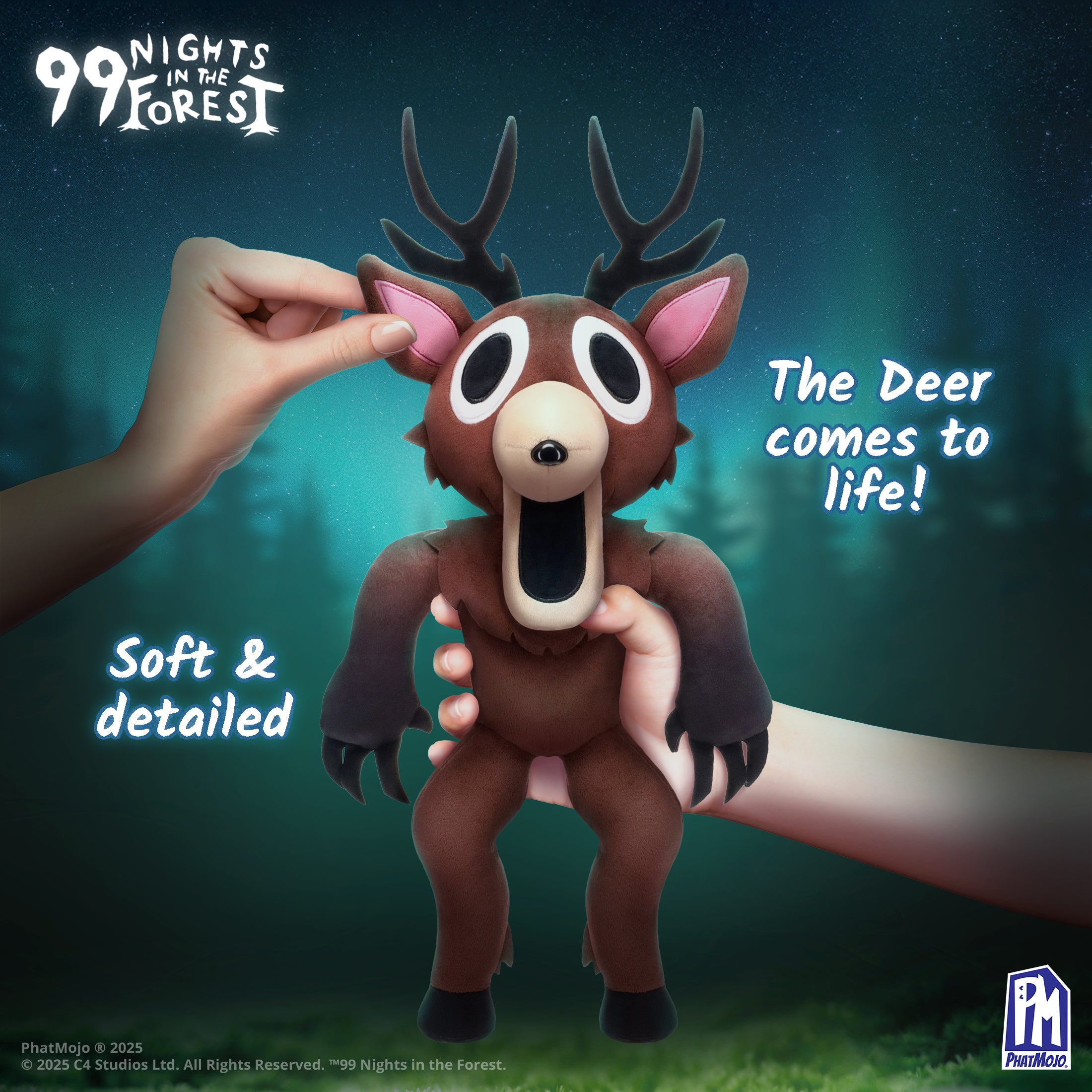 99 Nights Hjort Deluxe­plysj
