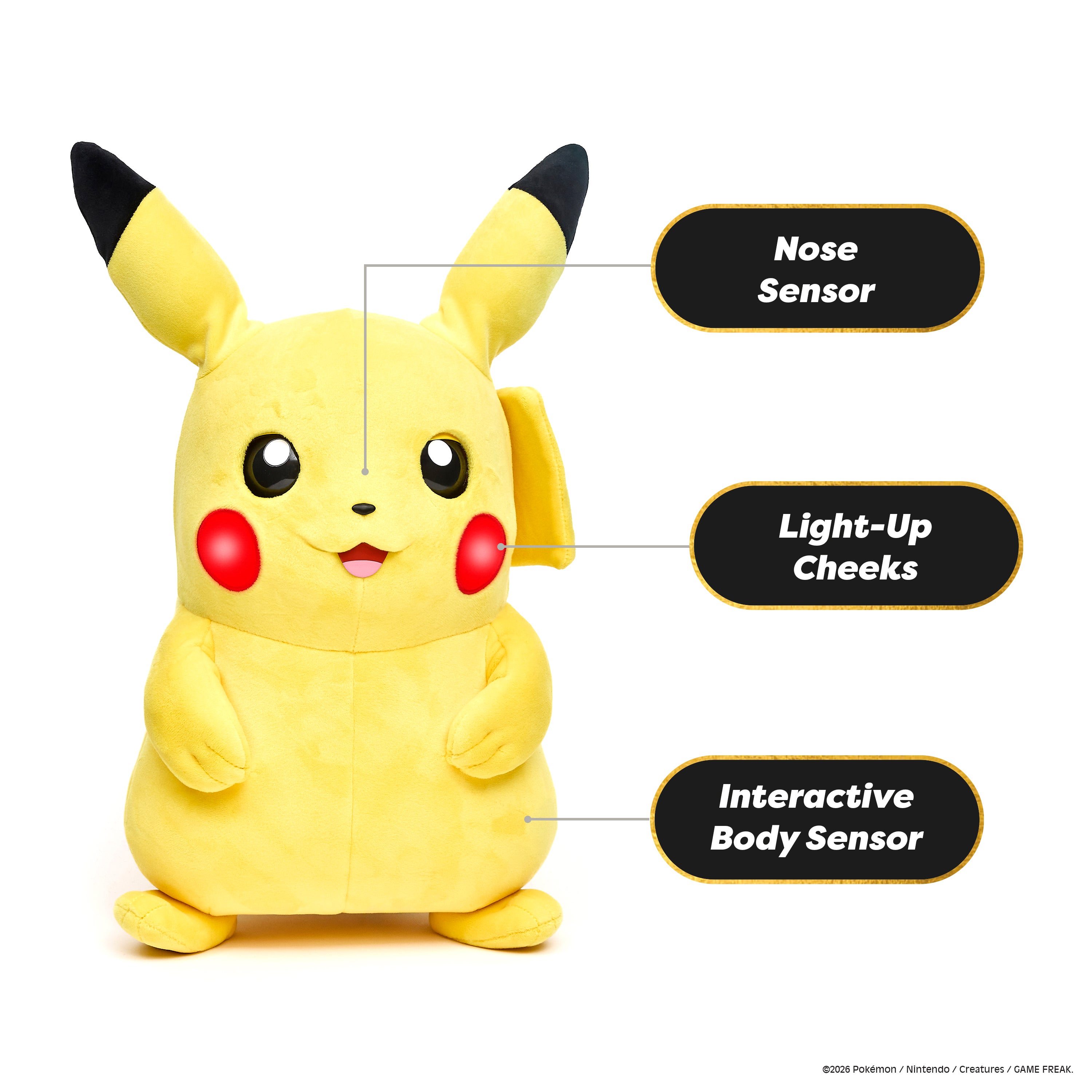 Puppetronic Real FX Pokemon Pikachu 50 cm