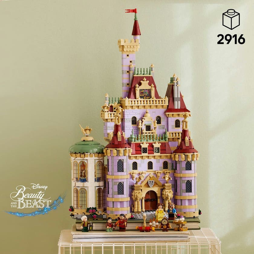 LEGO Disney Princess 43263, Skjønnheten og udyret – slottet