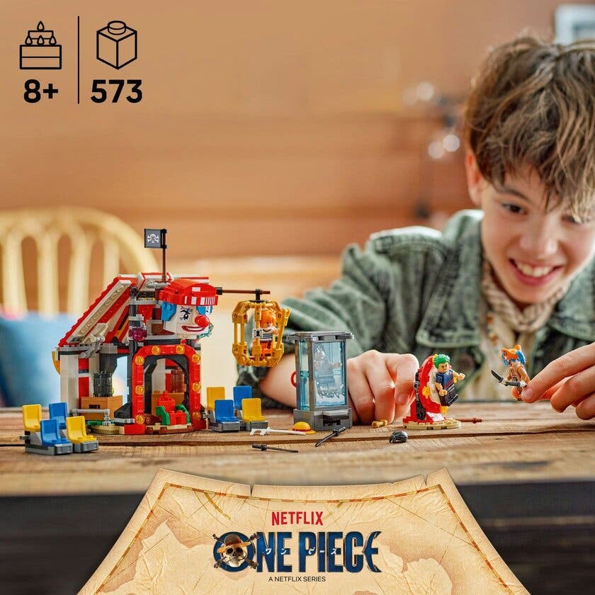 LEGO ONE PIECE 75637, Klovnevognenes sirkustelt