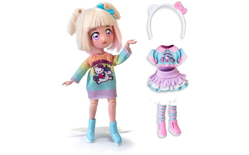 Hello Kitty Manga Fashion Unicorn Dukke