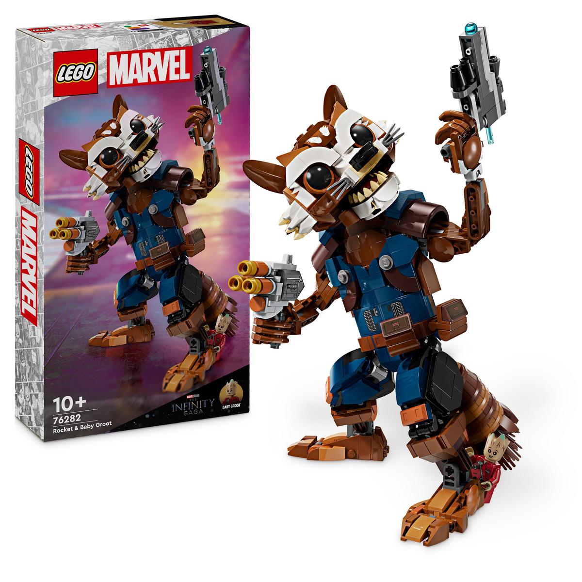 LEGO Marvel 76282, Rocket & Baby Groot