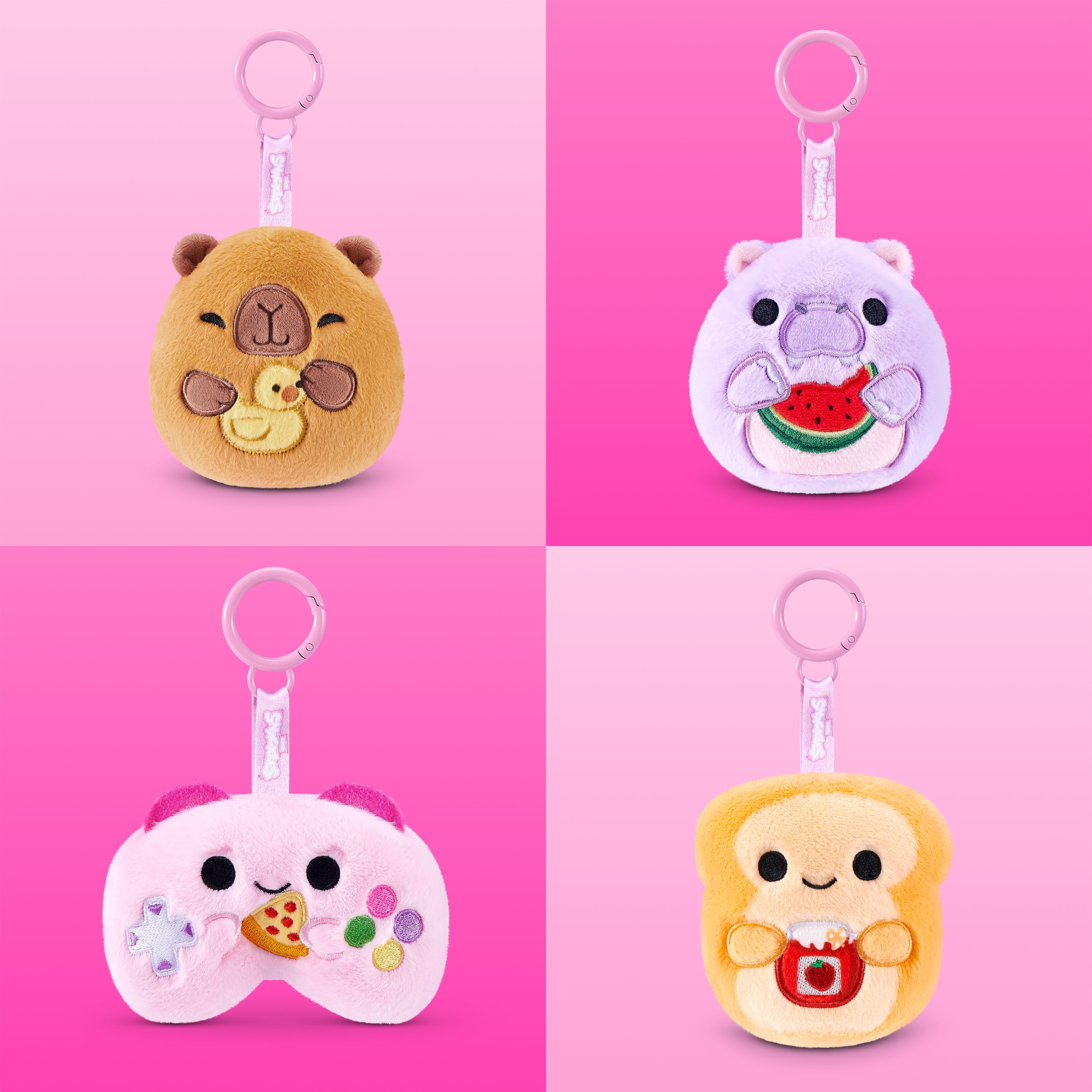 Snackles Keychains 8 cm kosedyr