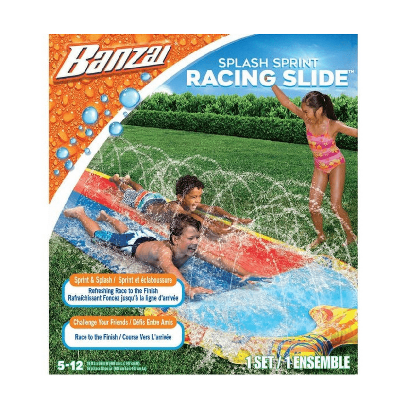 Banzai, Splash sprint racing slide