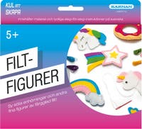 Morsomt å lage filtfigurer – hobbysett fra Egmont Kärnan