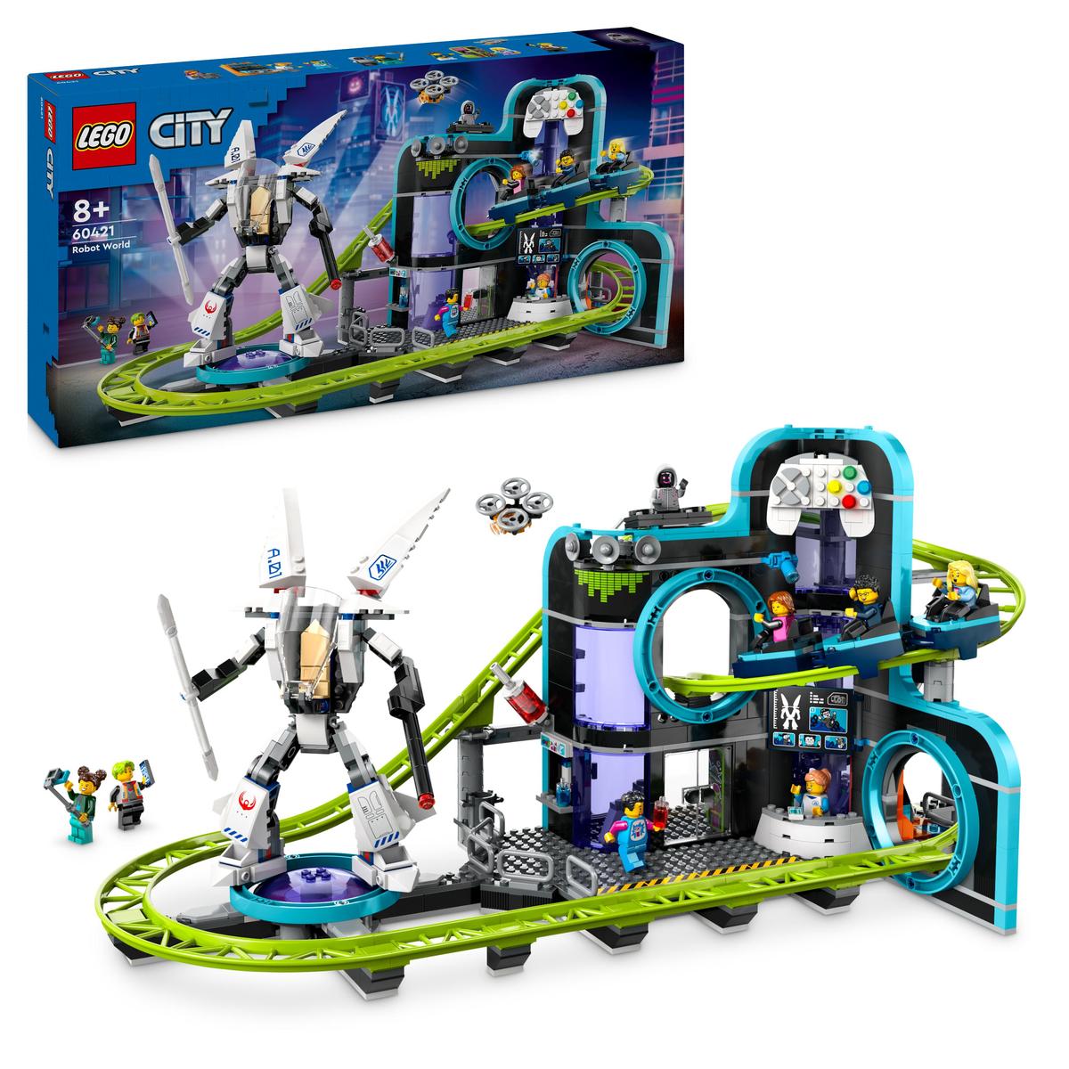 LEGO City 60421, Robot World berg-og dalbanepark