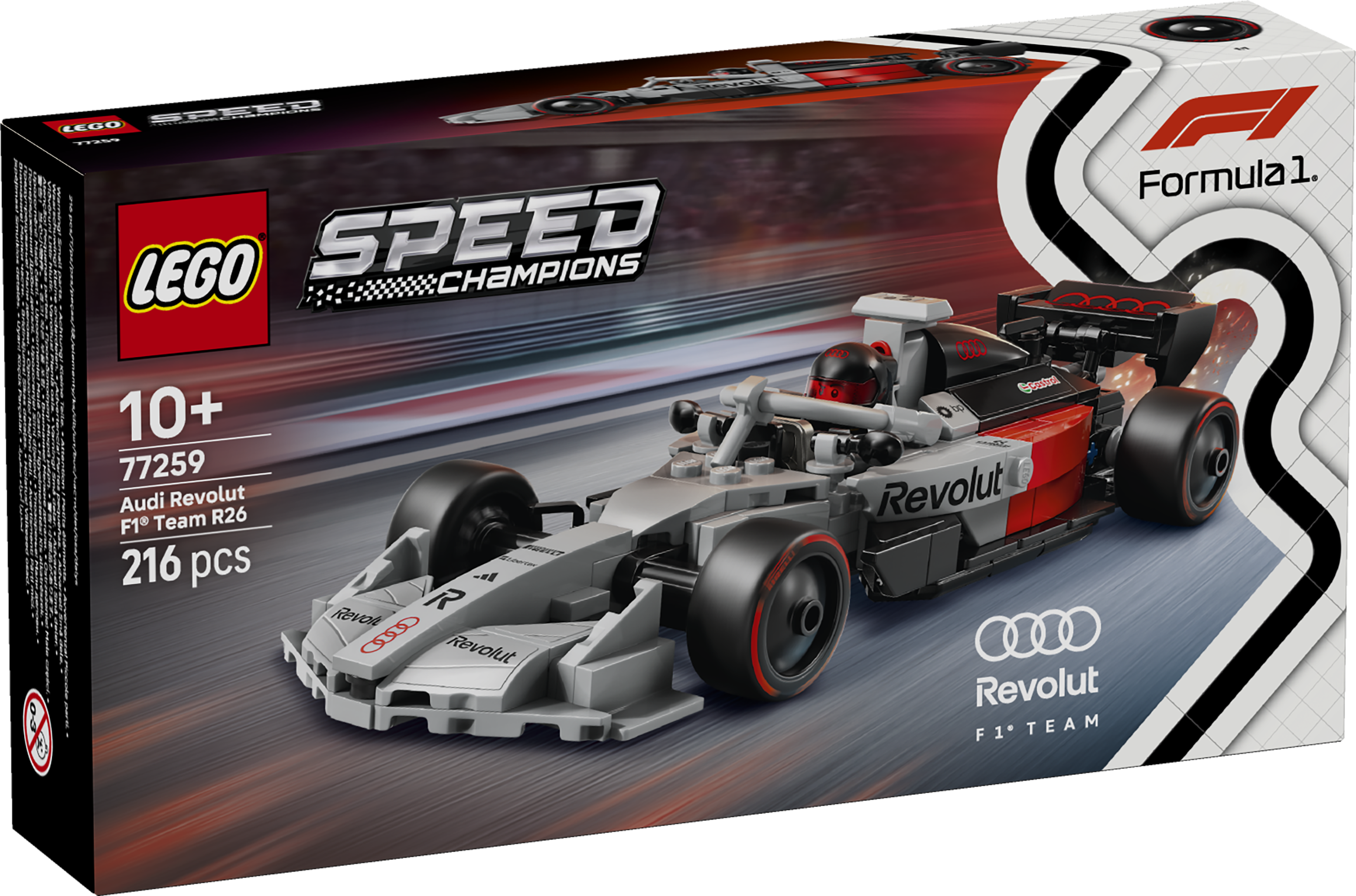 LEGO® Speed Champions Audi Revolut F1® Team R26 racerbil 77259