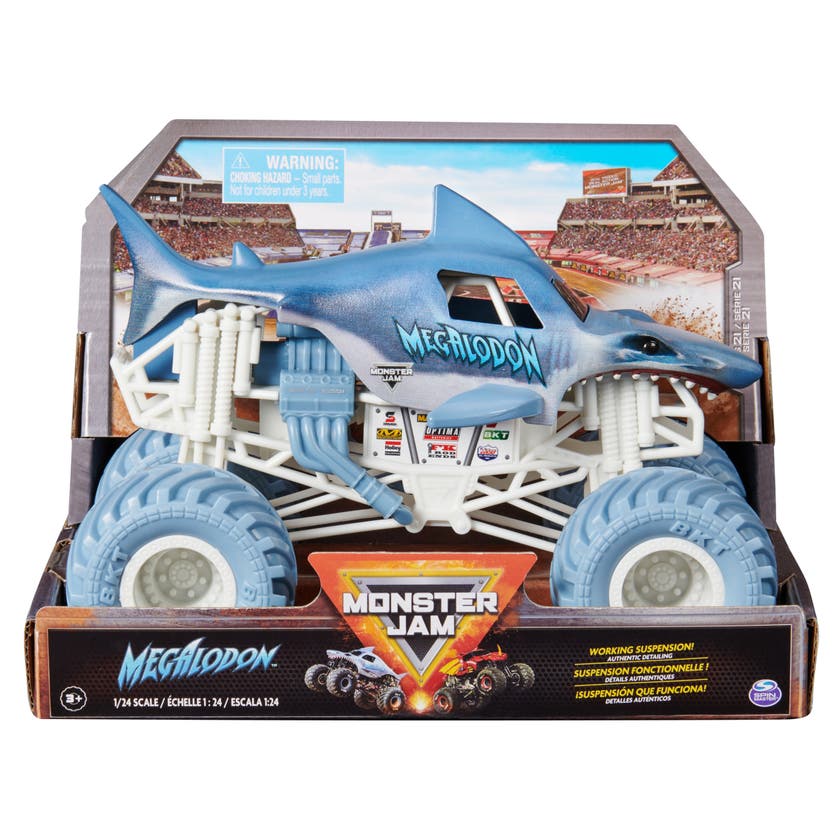 Monster Jam 1:24 diecast Megalodon