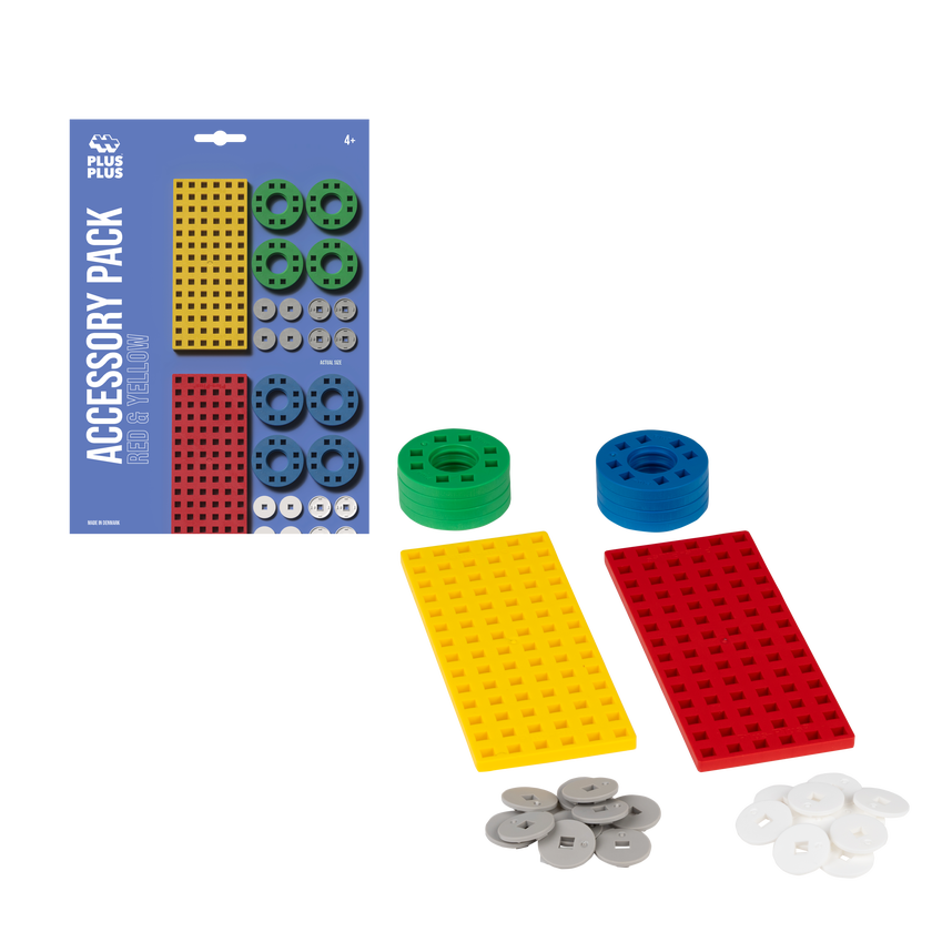 Plus-Plus - Accessory Pack / Red & Yellow