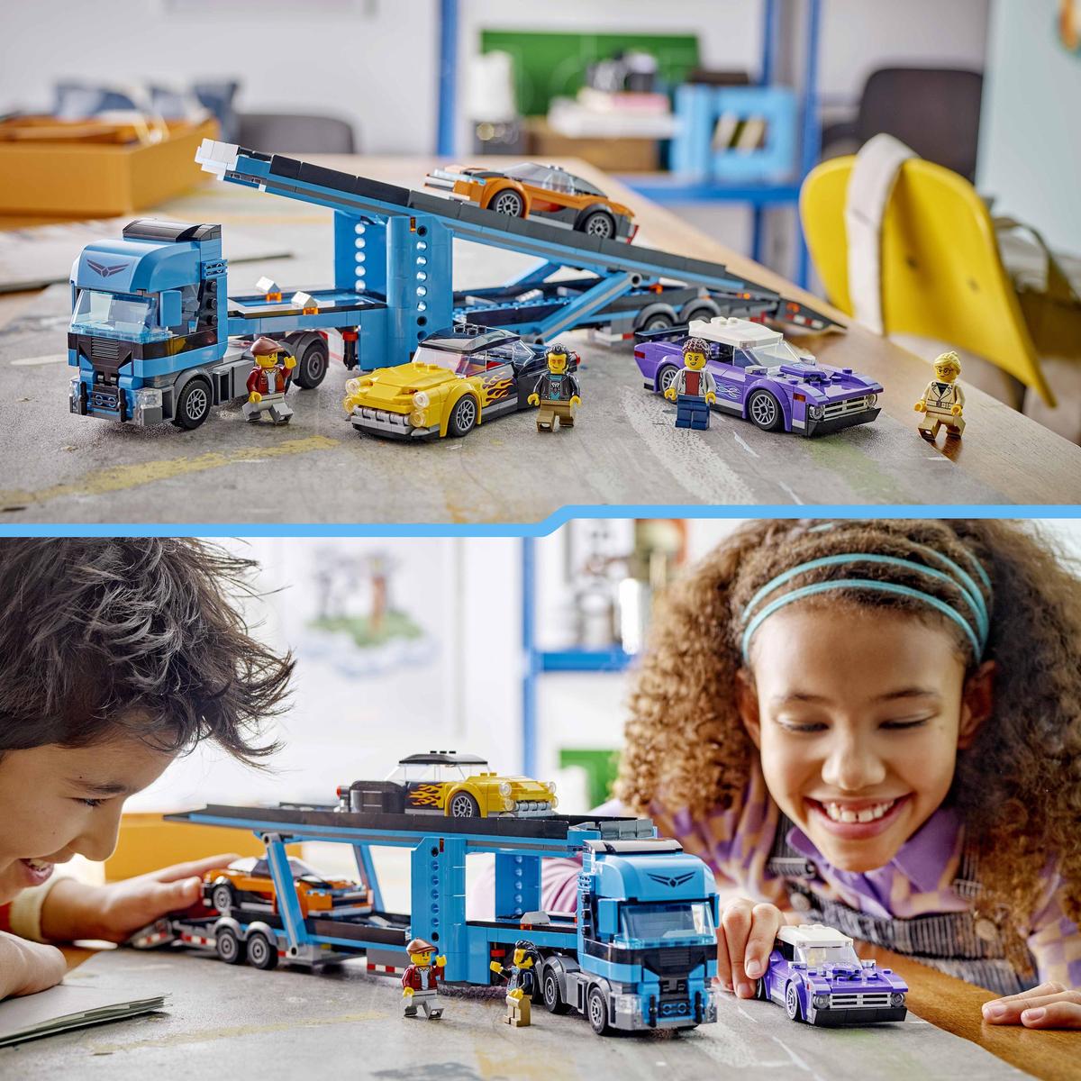 LEGO City 60408, Biltransport med sportsbiler