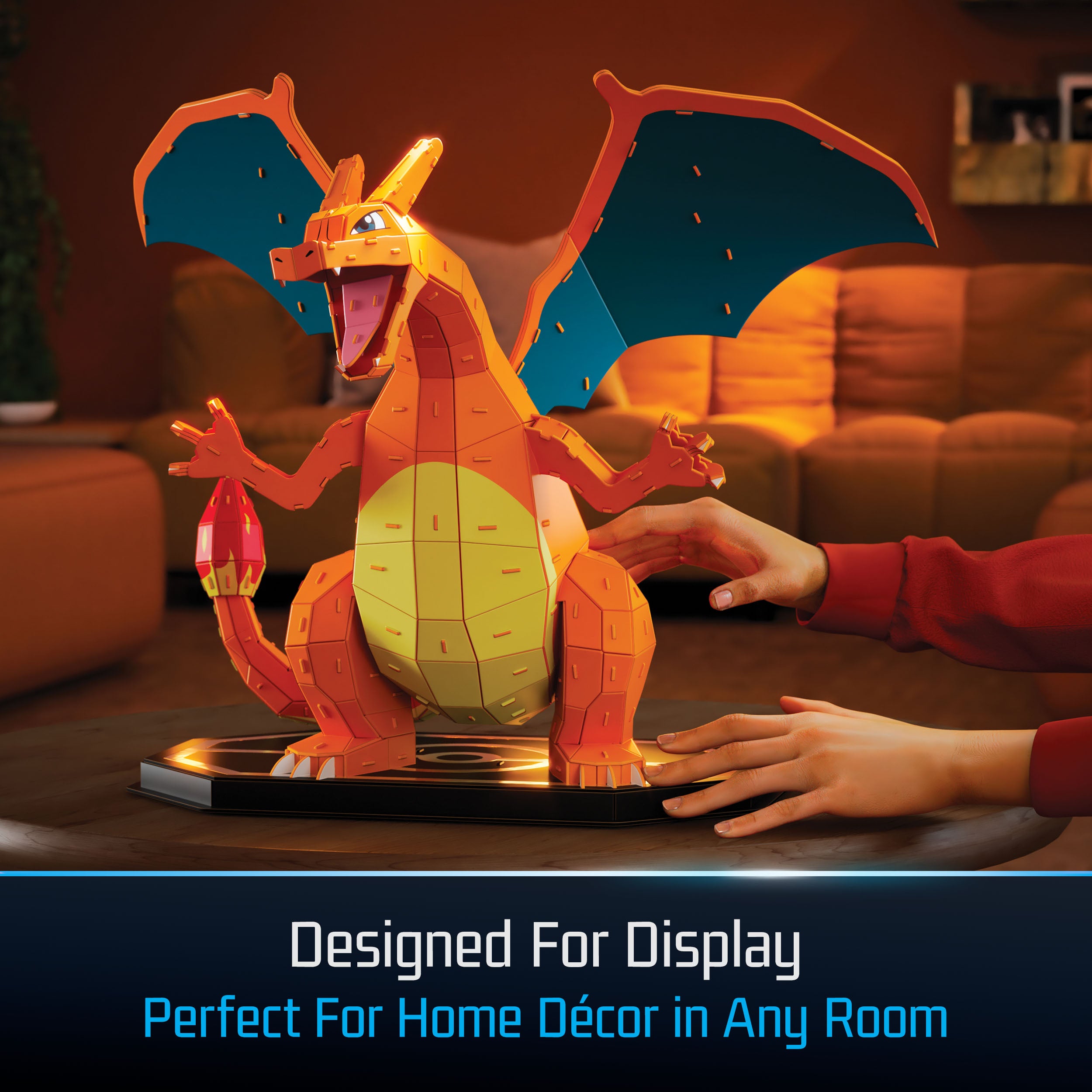 4D Build Pokémon Charizard 3D-modellsats 223 deler