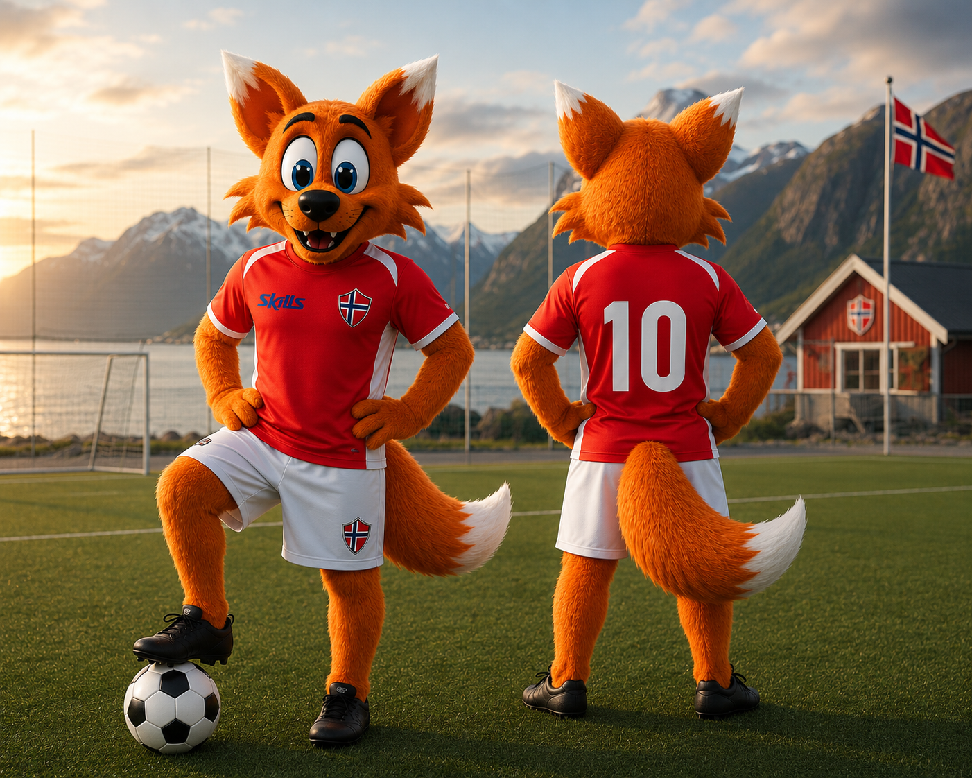 Skills, Fotballdrakt Norge 122/128