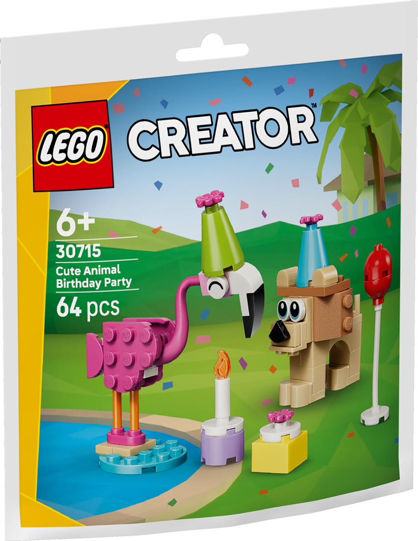 LEGO Bursdagsfest med søte dyr 30715