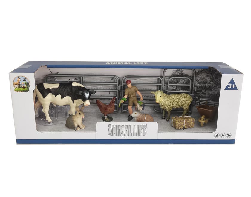 Animal Life, Bonnaksdyr 6 stk med tilbehør