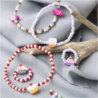 Mini DIY Sett Smykker, Elastisk armbånd og ring