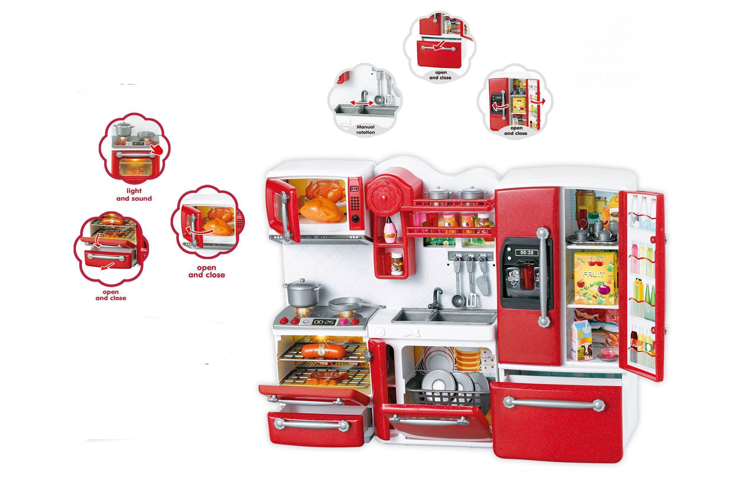 Minikjøkken med lys og musikk