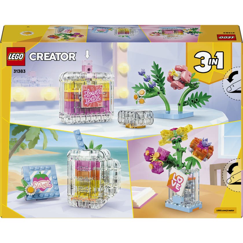 LEGO® Creator 3-i-1 Parfymeflaske med blomsterdekor 31383