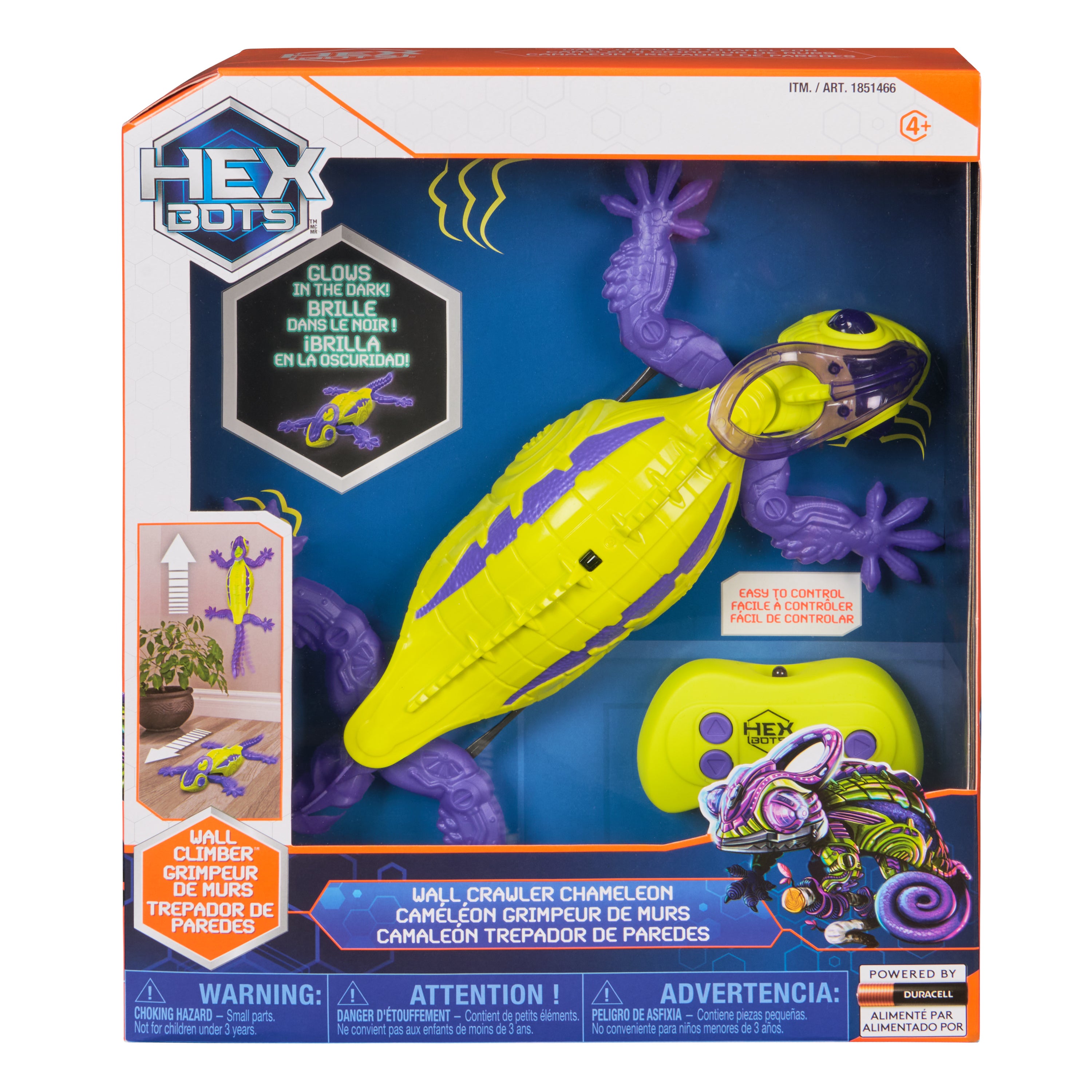 Hex Bots Wall Crawler Chameleon Asst.