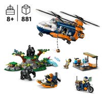 LEGO City 60437, Jungelhelikopter og baseleir