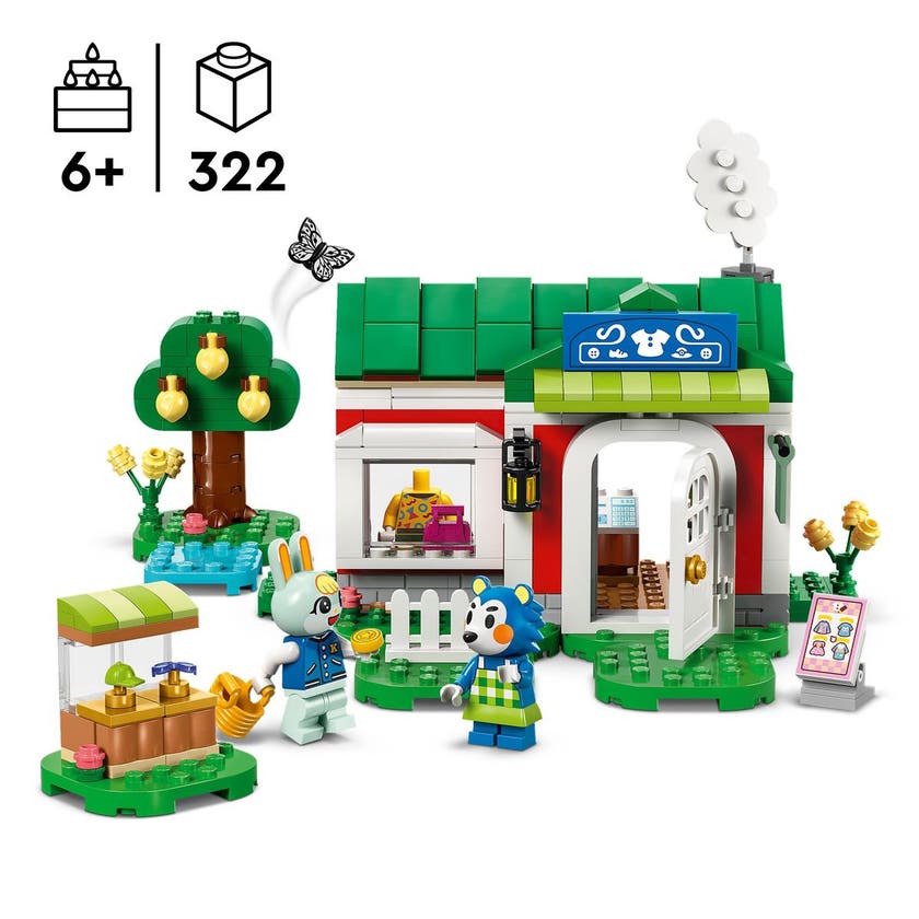 LEGO Animal Crossing 77055, Able Sisters klesbutikk