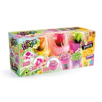 SO SLIME Slime Flower 3-pack – lag fargerike blomsterslimekrukker