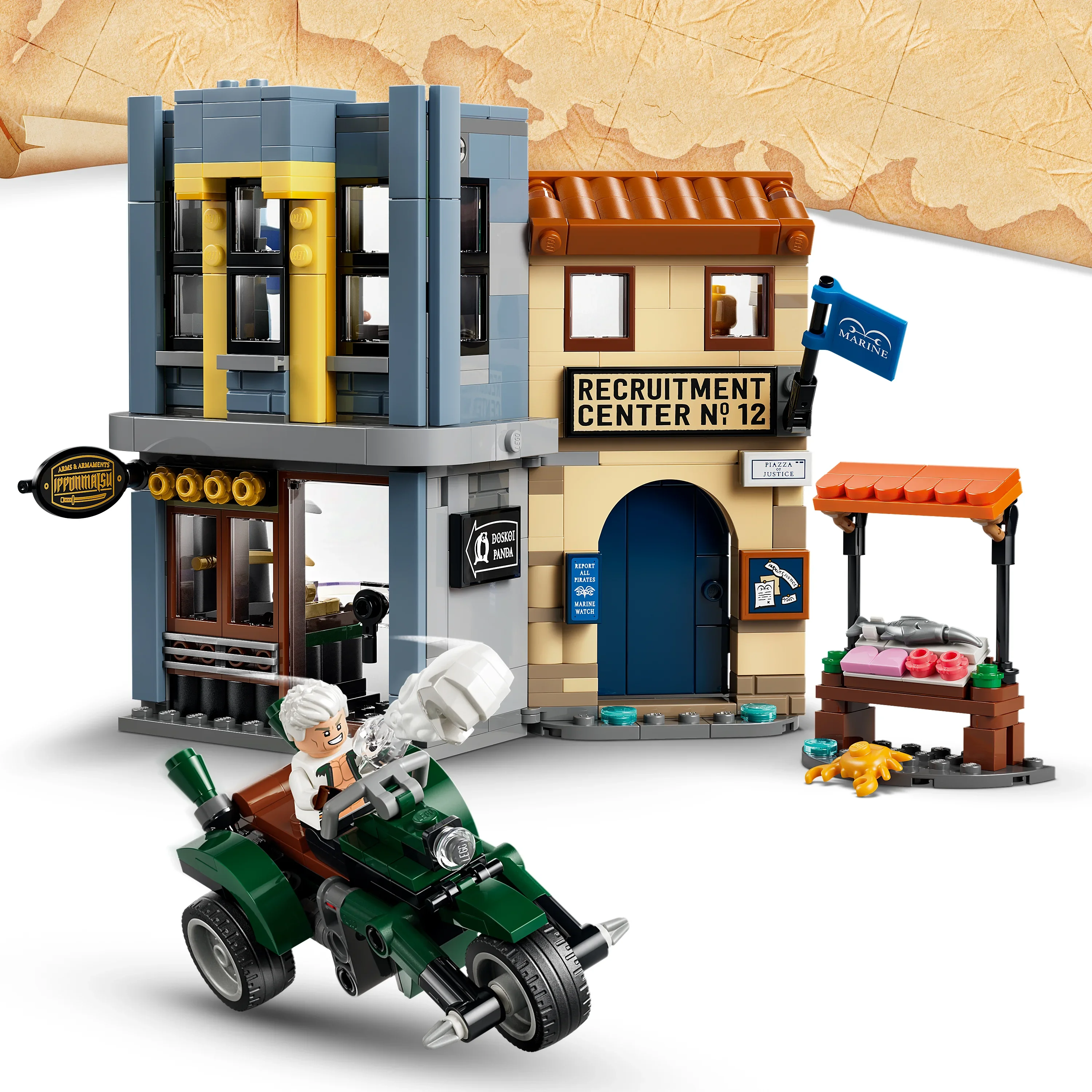 LEGO® ONE PIECE 75642 Kamp med kaptein Smoker