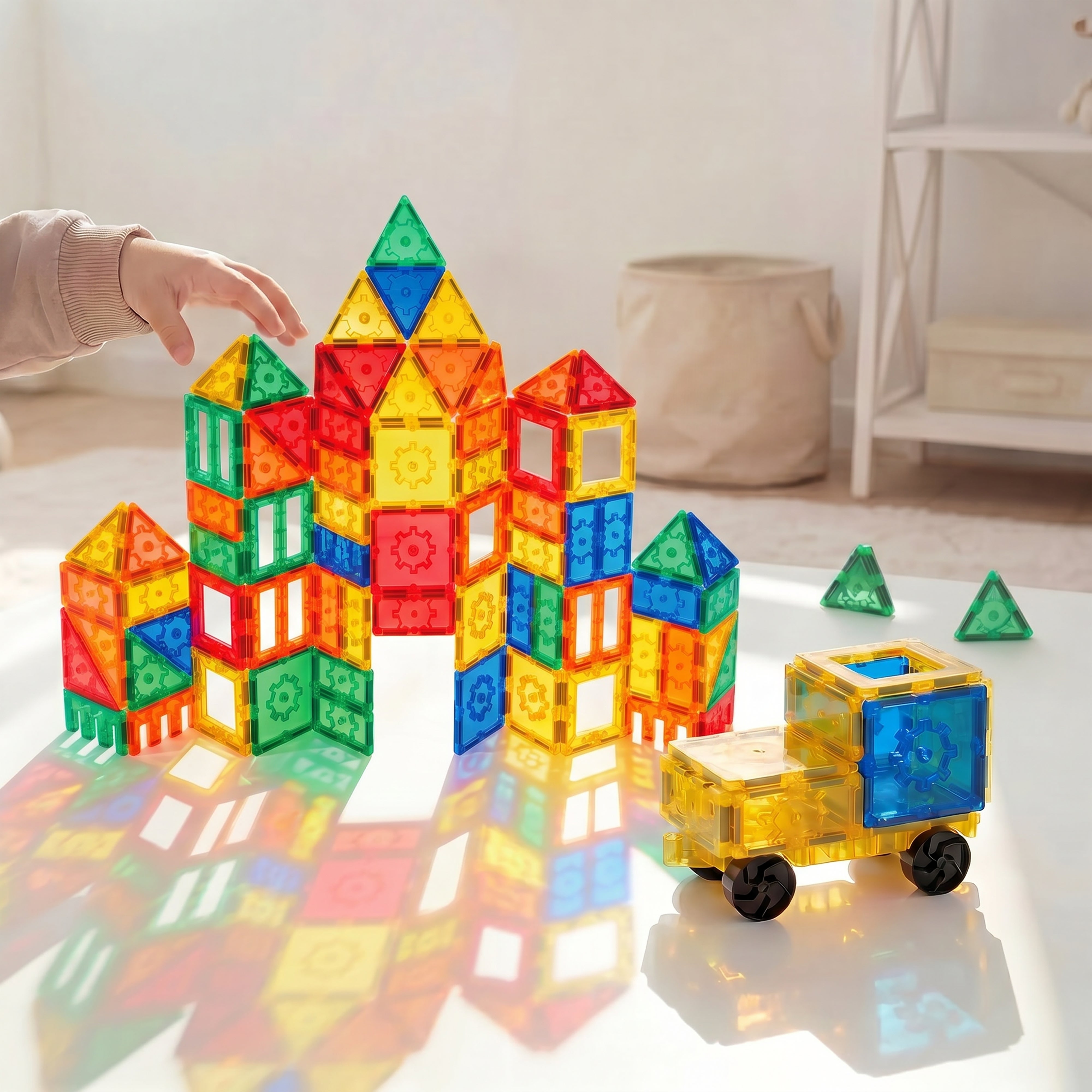 TYTAN Magnetiske brikker 80 deler