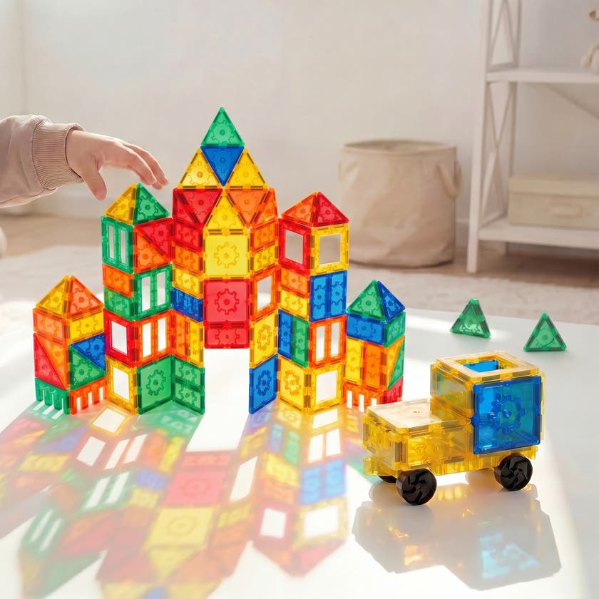 TYTAN Magnetiske brikker 80 deler