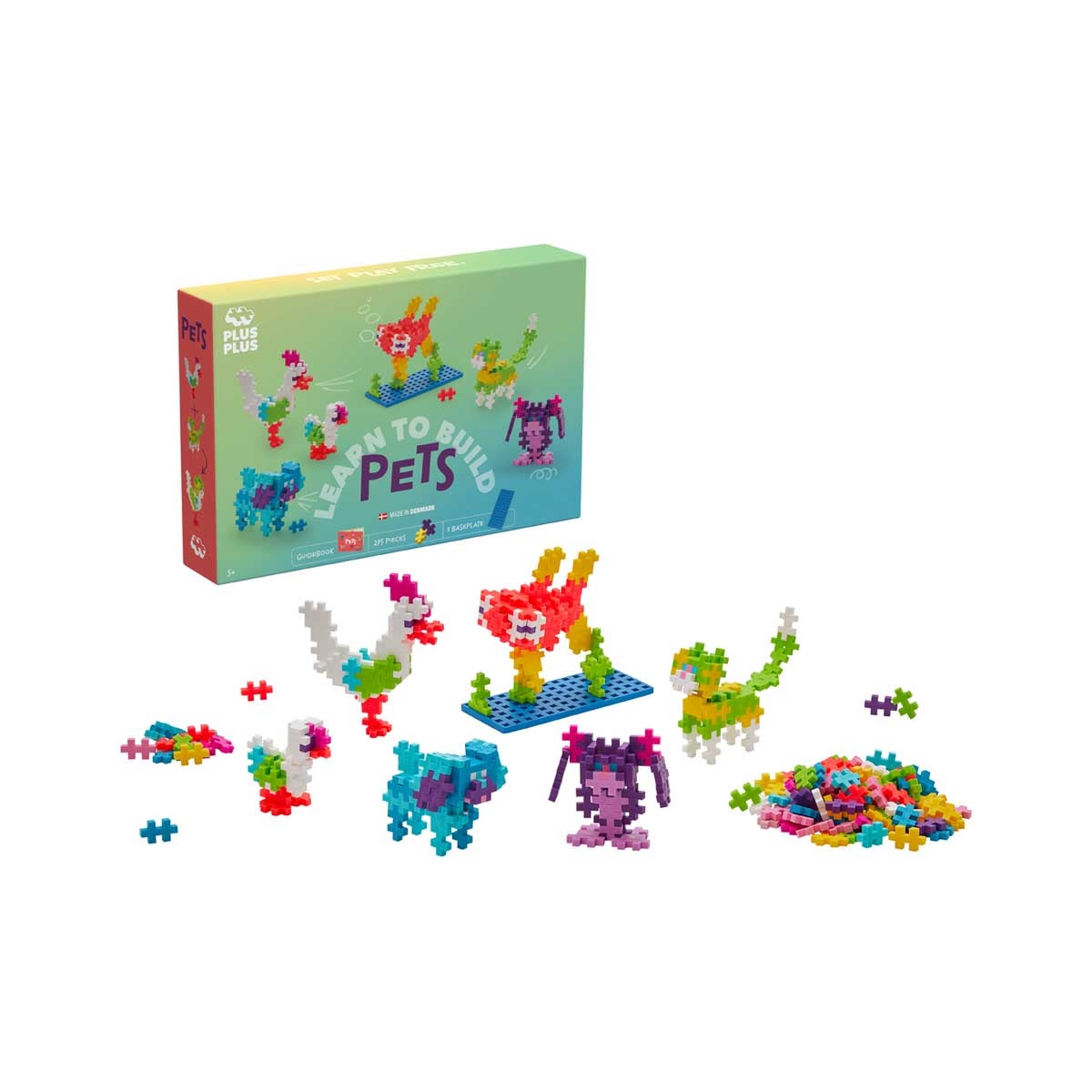 Plus-Plus Learn to Build Kjæledyr